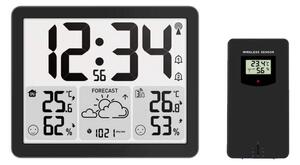JVD Černá rádiem řízená meteorologická digitální stanice JVD RB3569