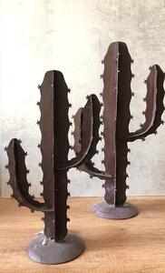 Kaktus - kovová dekorace na postavení Velikost: Malý