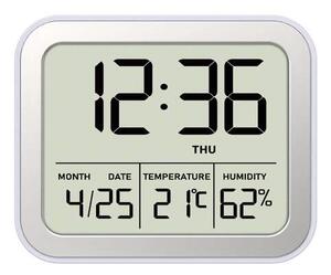 JVD Bílá digitální bateriová meteostanice JVD SB774.2 (i s otvorem pro zavěšení či magnetem)