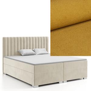 Kontinentální Boxspring postel VELA 120x200 výběr z barev KRONOS_01