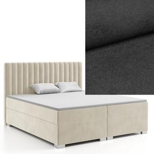Kontinentální Boxspring postel VELA 140x200 výběr z barev KRONOS_34