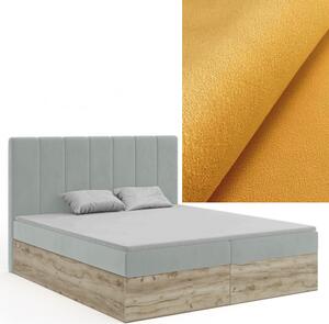 Kontinentální Boxspring postel SUMATRA 120x200 výběr z barev MANILA_32