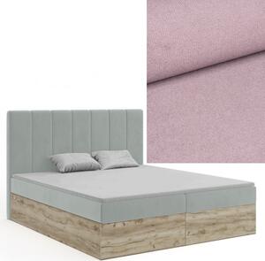 Kontinentální Boxspring postel SUMATRA 140x200 výběr z barev KRONOS_27