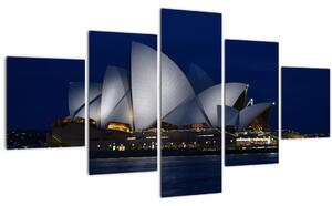 Obraz nočního Sydney (125x70 cm)
