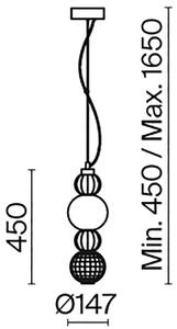 MAYTONI Závěsné svítidlo Collar P069PL-L17G3K