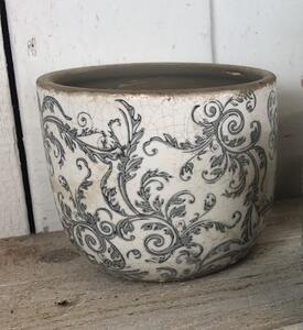 Keramika venkovského stylu Velikost: 9.Keramický obal šířka 15,5 x výška 14 x hloubka 15,5cm
