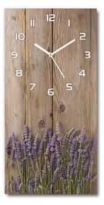 Nástěnné hodiny Levandule na dřevě pl_zsp_30x60_f_85126180