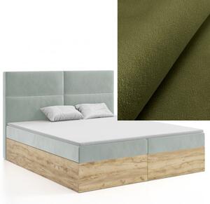MD Kontinentální Boxspring postel NAOMI 120x200 výběr z barev MANILA_34