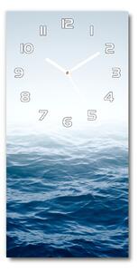 Nástěnné skleněné hodiny Mořské vlny pl_zsp_30x60_f_86052313