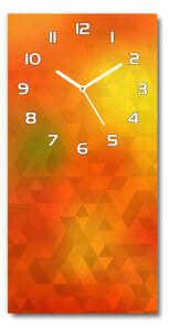 Nástěnné hodiny Abstrakce trojúhelníky pl_zsp_30x60_f_86895564