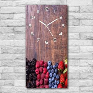 Moderní hodiny nástěnné Lesní ovoce pl_zsp_30x60_f_89347175