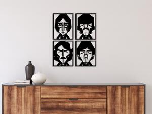 Kovová dekorace The Beatles