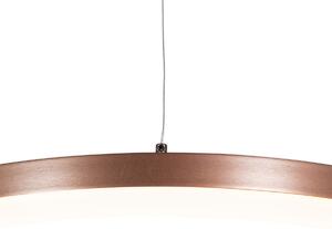 Designové závěsné svítidlo bronzové 60 cm včetně LED 3-stupňově stmívatelné - Anello