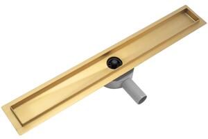 Rea Pro, lineární odtokový žlab 60cm GREEK, zlatá lesklá, REA-G8027