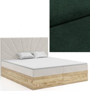 Kontinentální Boxspring postel FLORENCE 140x200 výběr z barev KRONOS_14