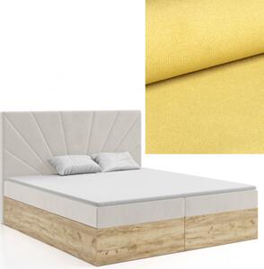 MD Kontinentální Boxspring postel FLORENCE 140x200 výběr z barev KRONOS_11
