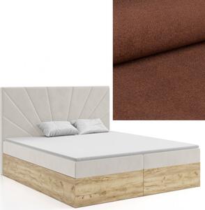 MD Kontinentální Boxspring postel FLORENCE 120x200 výběr z barev KRONOS_28
