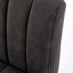 Barová židle COMFORT - šedo/černá - výškově nastavitelná