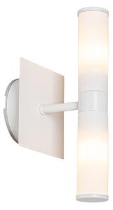 Moderní koupelnové nástěnné svítidlo bílé IP44 2-světlo - Vana