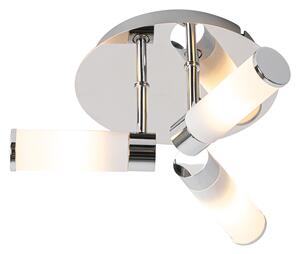 Moderní koupelnové stropní svítidlo chrom 3-světlo IP44 - Van