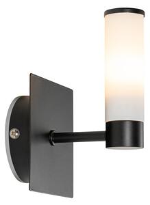 Moderní koupelnové nástěnné svítidlo černé IP44 - Vana