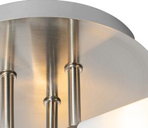 Moderní koupelnové stropní svítidlo ocelové 3-světelné IP44 - Vana