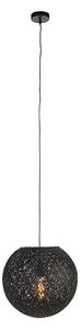 Závěsná lampa černá 35 cm - Corda