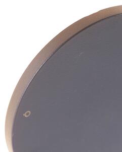 Designové nástěnné svítidlo šedé 16,5 cm včetně LED - Skyf