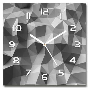 Skleněné hodiny čtverec Abstraktní trojúhelníky pl_zsk_30x30_f_105539676