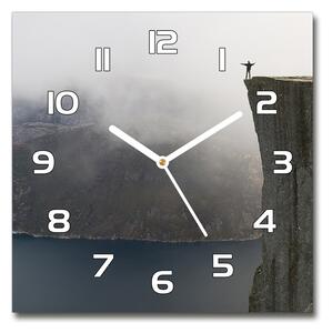 Skleněné hodiny čtverec Norský útes pl_zsk_30x30_f_106891246