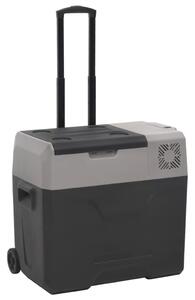 Chladicí Box S Kolečky A Rukojetí Černý A Šedý Pp