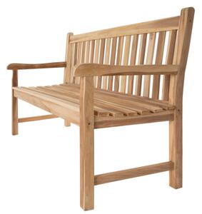 Zahradní lavice masiv DIVERO 3-místná 150 cm