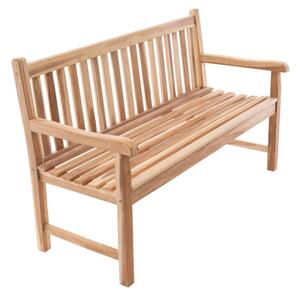 Zahradní lavice masiv DIVERO 3-místná 150 cm