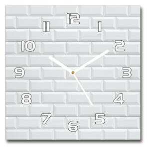 Skleněné hodiny čtverec Keramická stěna pl_zsk_30x30_f_123731668