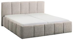 ČALOUNĚNÁ POSTEL, 180/200 cm, šedá Xora - Manželské postele, Online Only