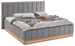 ČALOUNĚNÁ POSTEL, 180/200 cm, šedá Chameo - Manželské postele, Online Only