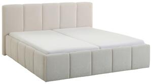 ČALOUNĚNÁ POSTEL, 180/200 cm, béžová Xora - Manželské postele, Online Only