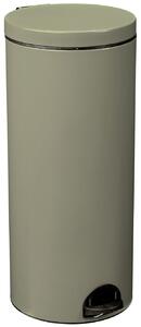 Rossignol SAS Pedálový koš Rossignol Elora 90319, 30 L, šedozelený, RAL 7033