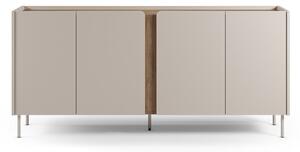 Komoda v dekoru dubu v krémovo-přírodní barvě 180x82x40 cm Lucile – Marckeric