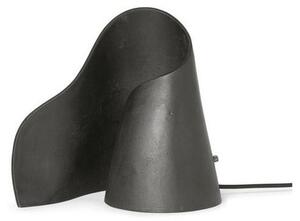 Stolní lampa ferm LIVING, Oyster, stmívatelné, Černá, Obývací pokoj, Hliník, Design