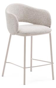 Barová židle slonovinová (výška sedáku 65 cm) Maina – Kave Home