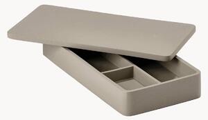 Organizér na psací stůl's víkem Pebble Grey
