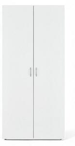 Skříň ABBA 2D šatní, 81cm bílá