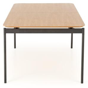 Halmar Rozkládací jídelní stůl SMART 170(250)x100 dub přírodní/černý