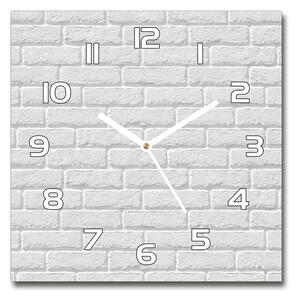 Skleněné hodiny na stěnu Zděná zeď pl_zsk_30x30_f_84571096
