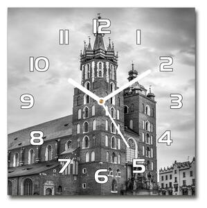 Skleněné hodiny čtverec Krakov Polsko pl_zsk_30x30_f_84203266