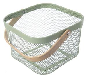 Drátěný kovový košík 24,5x27x30 cm Greenish – Orion