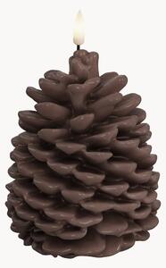 Ručně vyrobená vánoční LED svíčka's realistickým plamenem Pine Cone