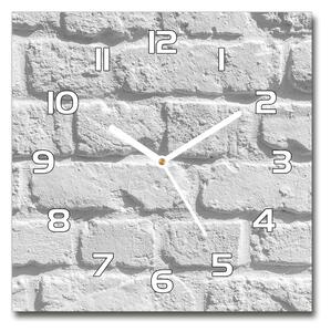 Skleněné hodiny na stěnu Zděná zeď pl_zsk_30x30_f_88179779