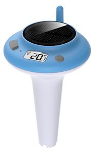 JVD Modrý solární digitální teploměr do vířivky a bazénu JVD T24